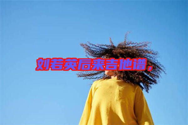 劉若英后來吉他譜，