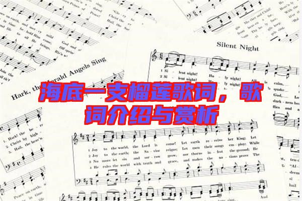 海底一支榴蓮歌詞，歌詞介紹與賞析