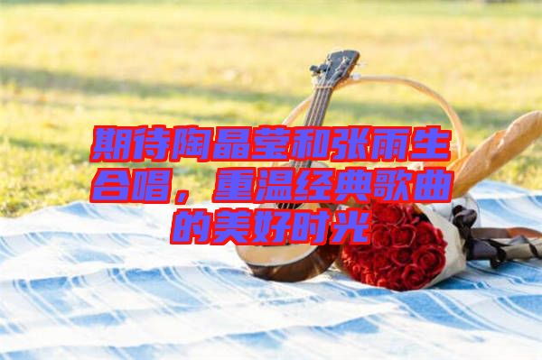 期待陶晶瑩和張雨生合唱，重溫經典歌曲的美好時光