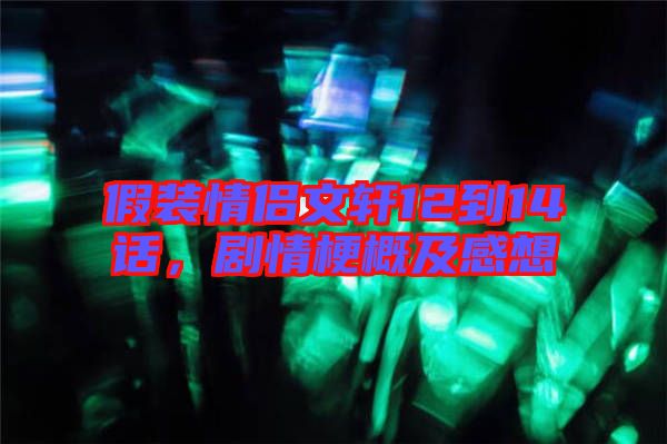 假裝情侶文軒12到14話，劇情梗概及感想