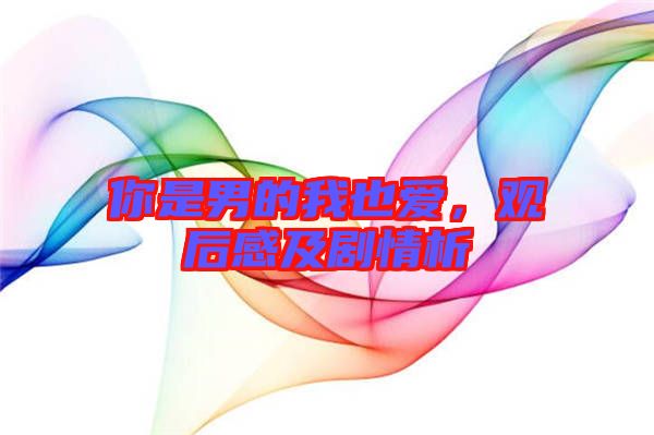 你是男的我也愛，觀后感及劇情析
