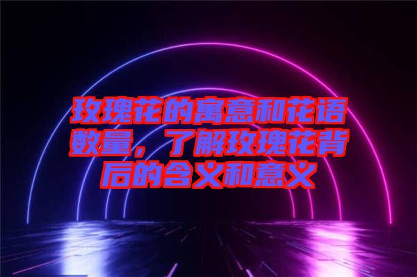 玫瑰花的寓意和花語(yǔ)數(shù)量，了解玫瑰花背后的含義和意義