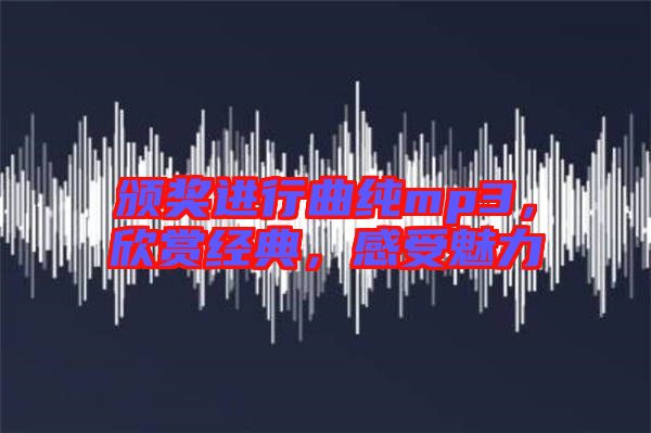 頒獎進行曲純mp3，欣賞經典，感受魅力