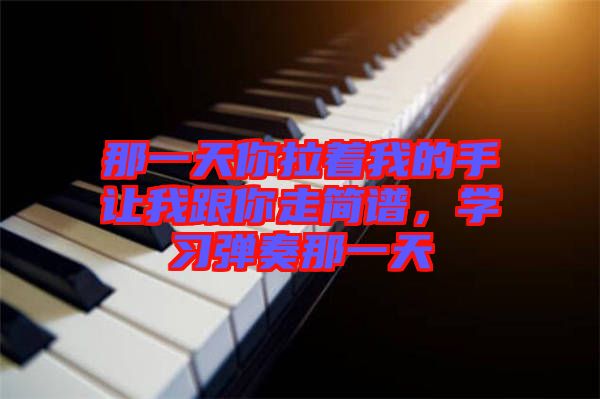 那一天你拉著我的手讓我跟你走簡(jiǎn)譜，學(xué)習(xí)彈奏那一天