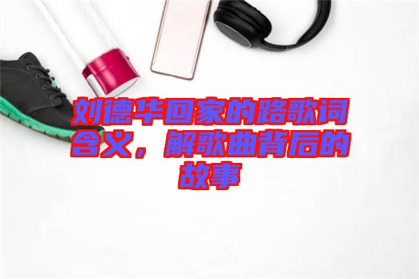 劉德華回家的路歌詞含義，解歌曲背后的故事