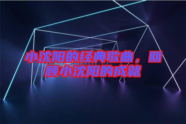 小沈陽的經(jīng)典歌曲，回顧小沈陽的成就