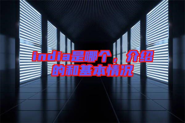 india是哪個，介紹的和基本情況