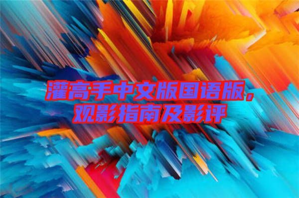 灌高手中文版國語版，觀影指南及影評