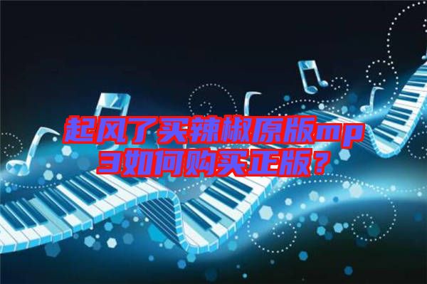 起風(fēng)了買(mǎi)辣椒原版mp3如何購(gòu)買(mǎi)正版？