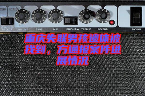 重慶失聯(lián)男孩遺體被找到，方通報(bào)案件進(jìn)展情況