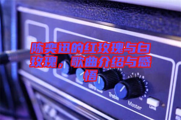 陳奕迅的紅玫瑰與白玫瑰，歌曲介紹與感悟